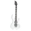 Guitarra eléctrica Glarry de 36 pulgadas estilo Burning Fire, color blanca con amplificador - Image 12