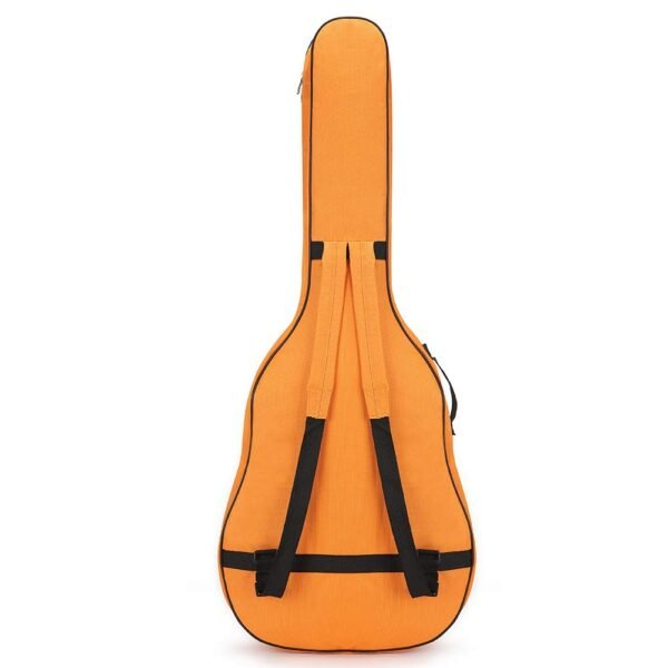 Estuche naranja para guitarra de 40/41 pulgadas, resistente al agua, de tela Oxford, con correas dobles, acolchada de algodón suave 600D, mochilas para guitarra eléctrica (copia) - Image 4