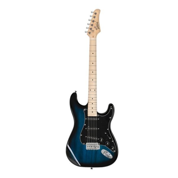 Guitarra eléctrica Glarry GST con amplificador de 20 W, color azul - Image 12