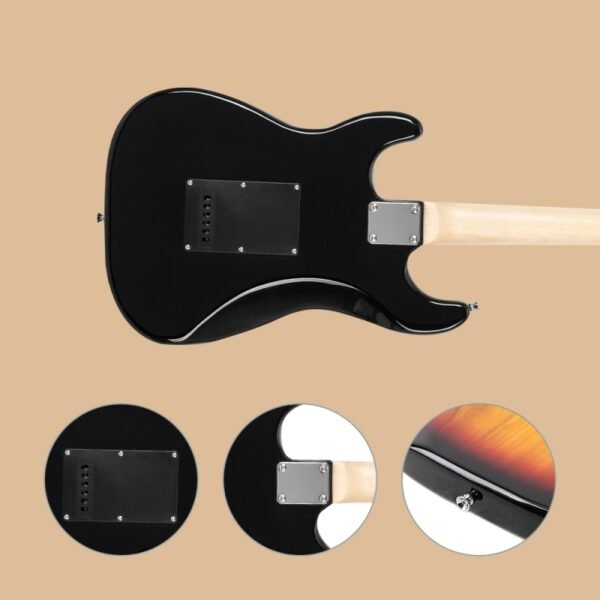 Guitarra eléctrica Glarry GST con amplificador de 20 W, color sunset amanecer - Image 13