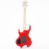 Guitarra eléctrica Glarry de 36 pulgadas estilo Burning Fire, color roja con amplificador - Image 4