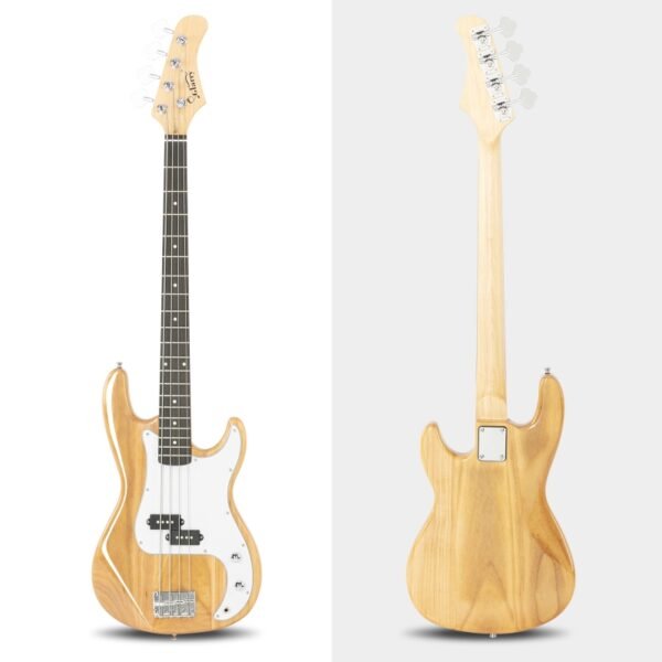 Bajo eléctrico Glarry GP Madera con amplificador de 20 W - Image 10