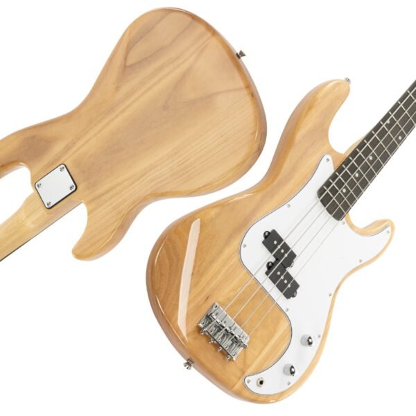Bajo eléctrico Glarry GP Madera con amplificador de 20 W - Image 9