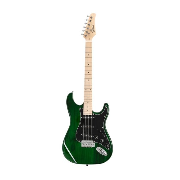 Guitarra eléctrica Glarry GST con amplificador de 20 W, color verde - Image 17
