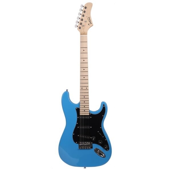 Guitarra eléctrica Glarry GST con amplificador de 20 W, color azul cielo - Image 6