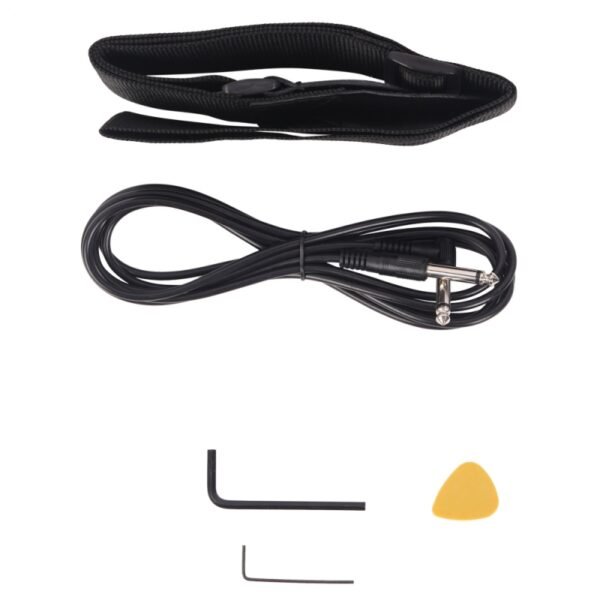 Bajo eléctrico Glarry GP Amarillo con amplificador de 20 W - Image 13