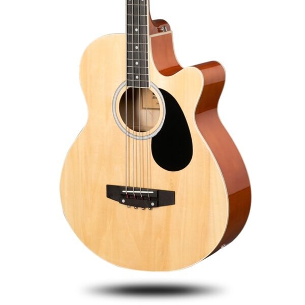 Bajo acústico Glarry GMB101 de 44,5 pulgadas con ecualizador, color madera - Image 7