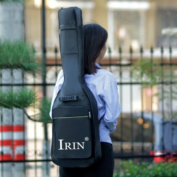 Estuche para guitarra eléctrica, mochila impermeable de tela Oxford, bolsa de algodón gruesa a prueba de golpes, mochila para guardar guitarras, accesorios - Image 8
