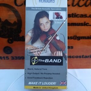 Pastilla (Pickup) de Contacto Headway "The Band" - Para Violín, Viola y Contrabajo