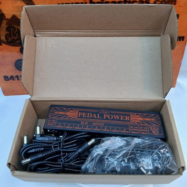 Fuente de alimentación para pedal de guitarra Rowin, 10 salidas de CC aisladas para pedal de efectos de 9 V/12 V/18 V con puerto de carga USB , filtro de ruido - Image 2