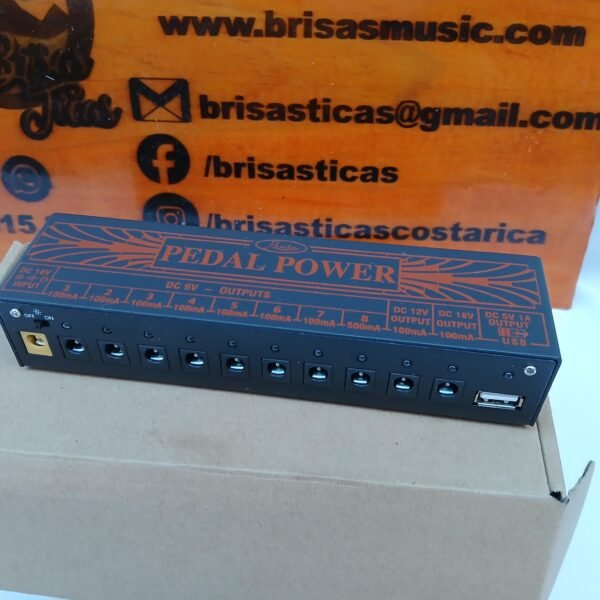 Fuente de alimentación para pedal de guitarra Rowin, 10 salidas de CC aisladas para pedal de efectos de 9 V/12 V/18 V con puerto de carga USB , filtro de ruido - Image 3