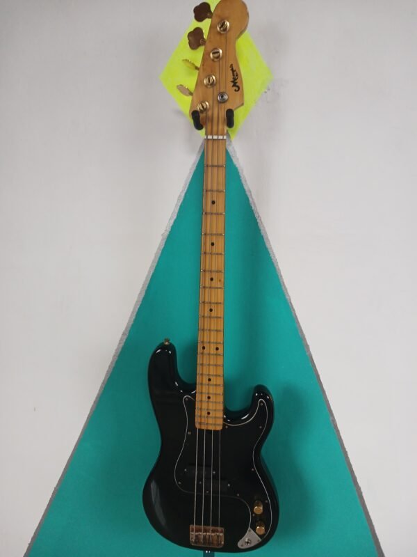 Bajo Eléctrico Memphis P-Bass Style - Negro Clásico con Mástil de Arce - Image 2
