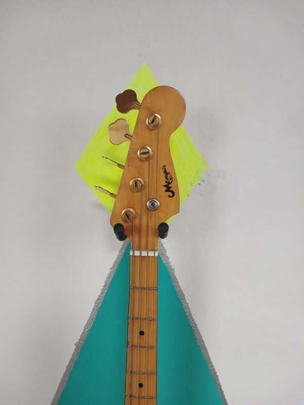 Bajo Eléctrico Memphis P-Bass Style - Negro Clásico con Mástil de Arce - Image 7