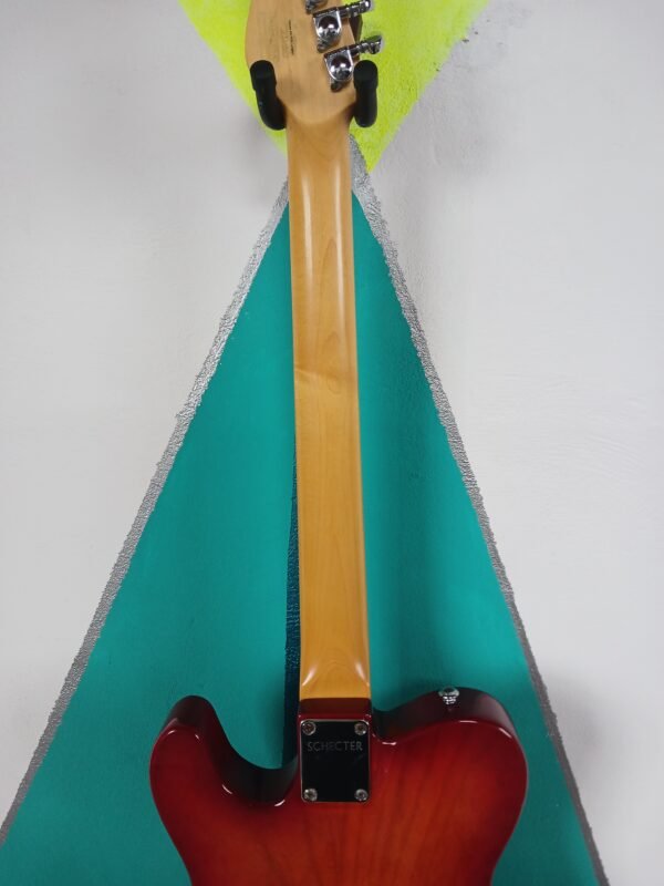 Guitarra Eléctrica Schecter PT Fastback (Estilo Telecaster) - Sunburst con Golpeador Perlado - Image 7