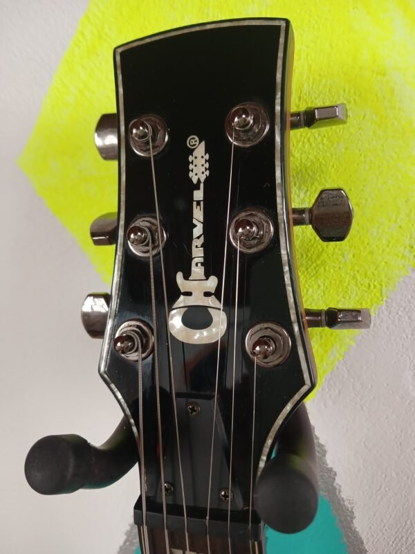 Guitarra Eléctrica Charvel  - Trans Red / Trans Black con Humbuckers y Diapasón de Ébano - Image 6