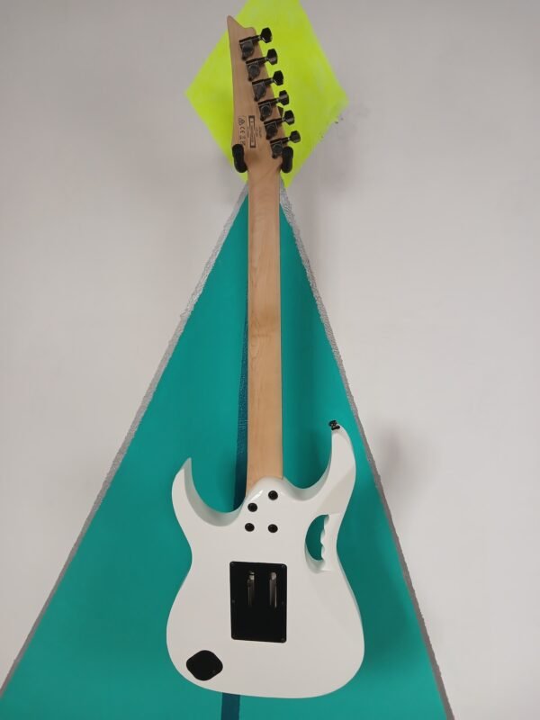 Guitarra Eléctrica Ibanez RG Series - Blanco Puro con Incrustaciones Florales - Image 5