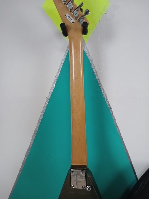 Guitarra Eléctrica Jackson JS Series (Estilo Flying V) - Verde Militar Mate Hecha en India con estuche - Image 6