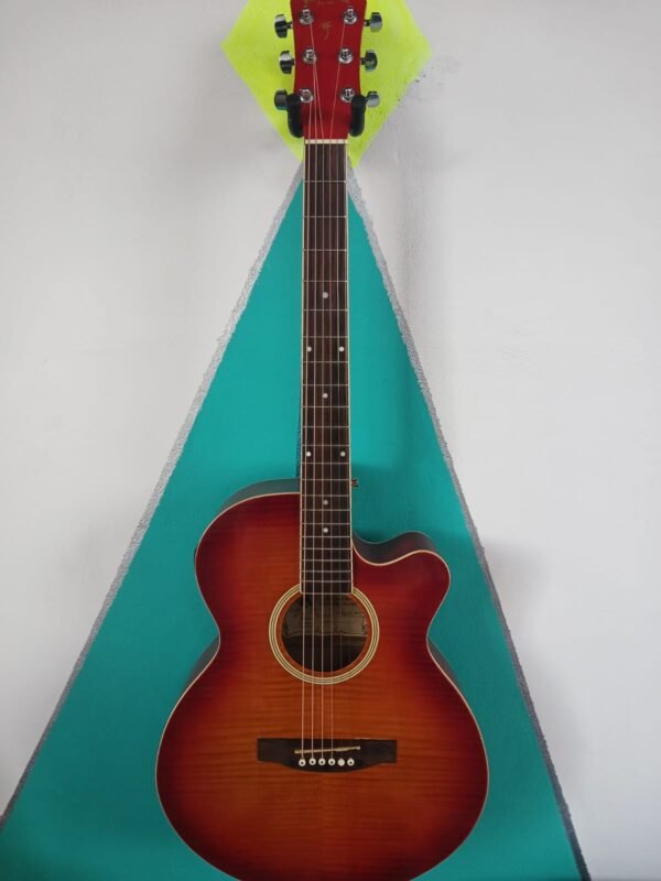 Guitarra Electroacustica Palmer Pf24ec-pk1-wb/cs usada - Image 5