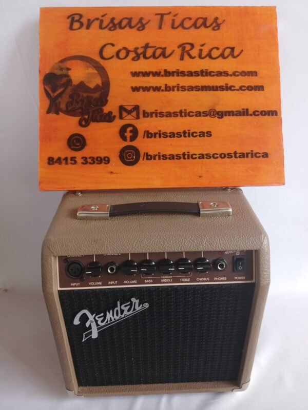 Amplificador usado Fender Acoustasonic 15 beige