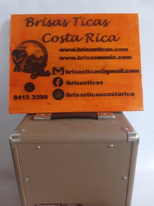 Amplificador usado Fender Acoustasonic 15 beige - Image 4