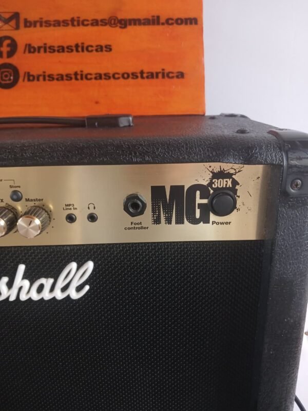 Amplificador MARSHALL 30w  1×10″  con Efectos Modelo: MG30 FX - Image 9