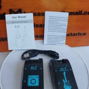 Conector inalambrico para guitarra, bajo, parlante , teclado, organeta/alcanc 20 mts a 40 mts nuevo!